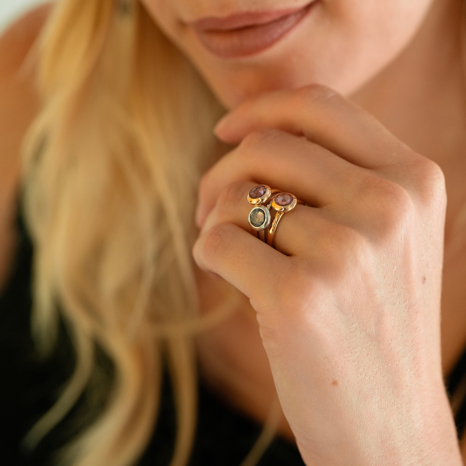 Bague en or, création d'Emily Gargantini, Chania Bijoux