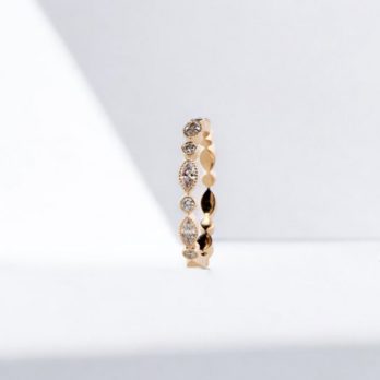 Bague dentelle portée - bijouterie Chania